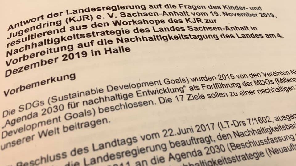 Beitragsbild - Antworten der Ministerien