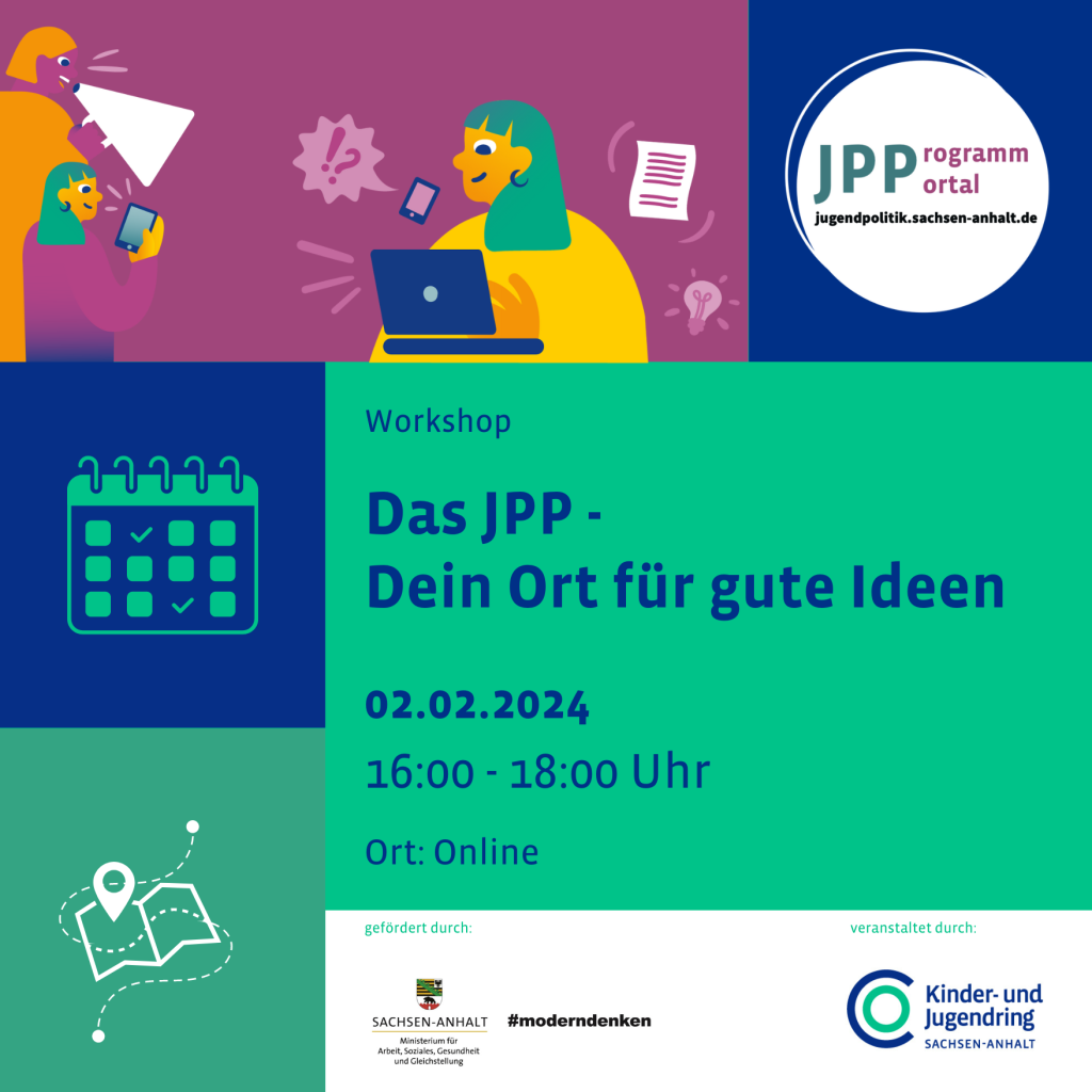 Digitaler Workshop: Das JPP – Dein Ort für gute Ideen