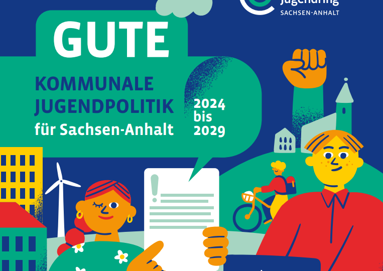 Broschüre_Gute Kommunale Jugendpolitik für Sachsen-Anhalt 2024 bis 2029_Cover
